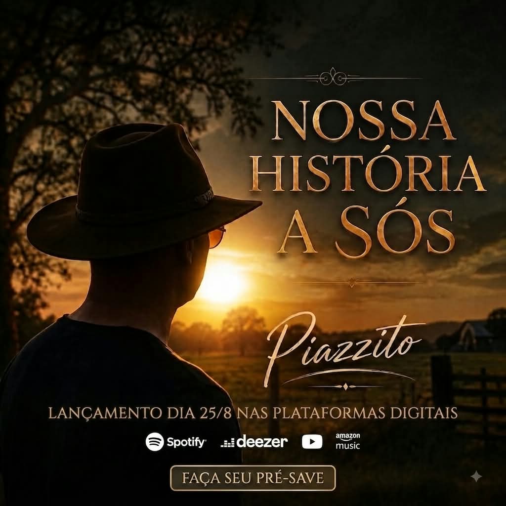 Piazzito lança "Nossa História a Sós"